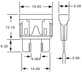 piece standard blade fuse kit
