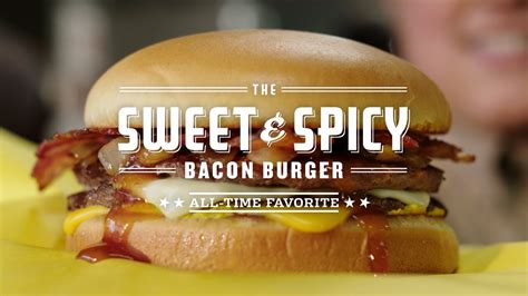 sweet  spicy bacon burger whataburger menu youtube