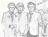 Brothers Jonas Coloring Pages Disney sketch template