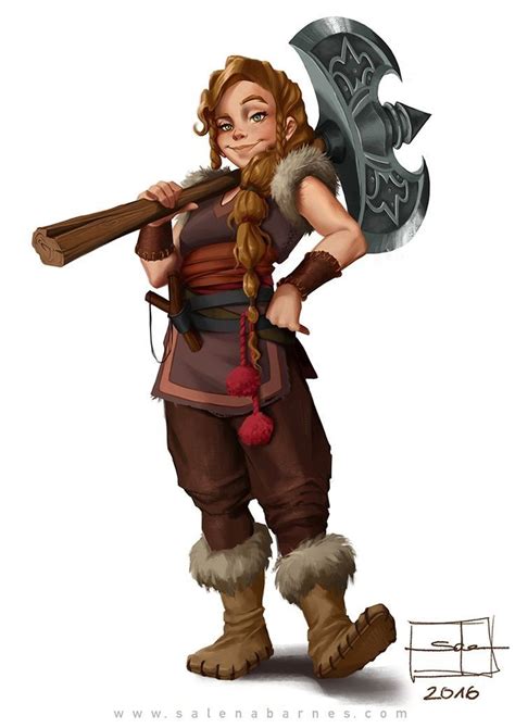 Halfling Barbarian With Images Viking Character