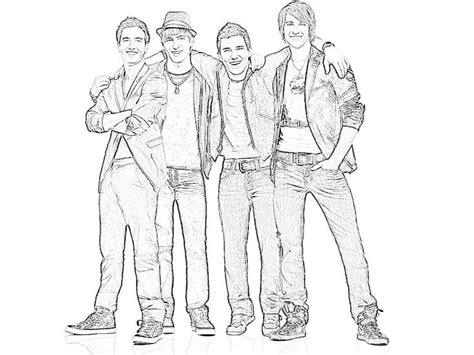 big time rush coloring pages  print  color big time rush