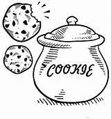 Cookie Coloring Jar Pages Sketch Cookies Oreo Milk Coloringsky Printable Color Kooky Kids Holding Boy Getcolorings Print Christmas Monster Paintingvalley sketch template