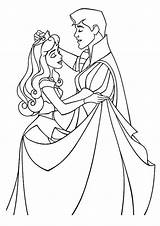 Coloring Sleeping Beauty Pages Prince Aurora Princess Phillip Disney Eric Dance Take Print Fairies Philip Drawing Kids Clipart Colouring Dancing sketch template