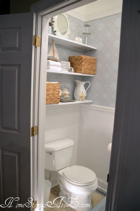 half bath reveal {powder room}