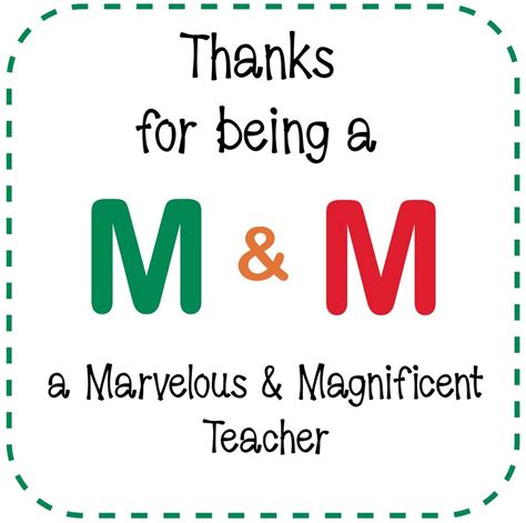 teacher appreciation gift tag cute mm theme   teacher  etsy