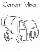 Cement Coloring Truck Mixer Pages Printable Colouring Getcolorings Popular Getdrawings Library Clipart Coloringhome Twistynoodle sketch template