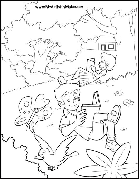 seasons coloring page coloring home