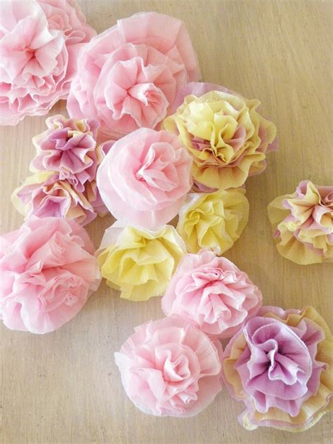 icing designs lovely crepe paper flowers