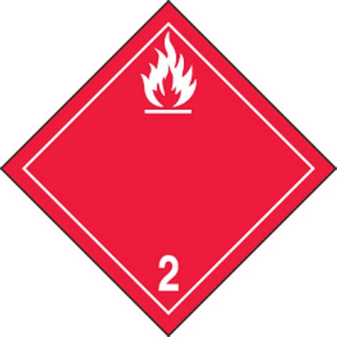 tdg shipping labels hazard class  flammable tclps