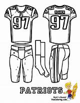 Coloring Jersey Pages Patriots Football England Sports Blank Baseball Library Popular Clipart Coloringhome sketch template