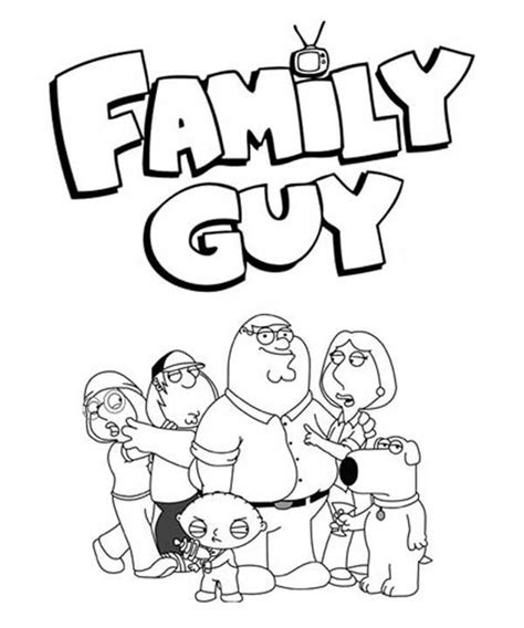 printable family guy coloring pages print color craft coloring