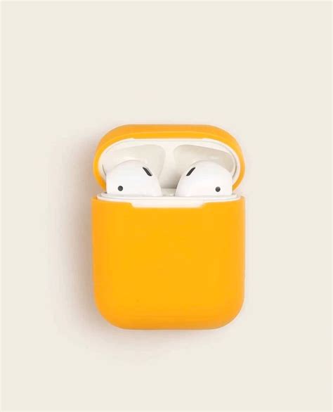 mellow yellow airpod case  images airpod case air pods case