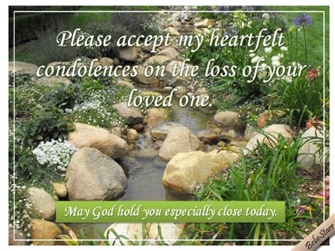 heartfelt condolences   loss  sympathy condolences ecards