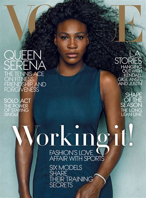 Serena Williams Vogue April 2015 Cover Photo