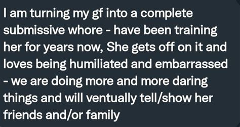 pervconfession on twitter he turns his girlfriend into a whore