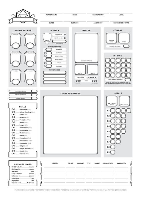 printable blank dnd character sheet printable world holiday images   finder