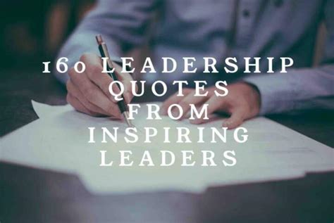 leadership quotes  inspiring leaders