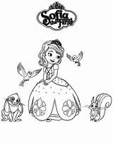 Sofia Coloring First Pages Printable Disney Kids Friends Sophia Princess Colouring Printables Ecoloringpage Book Clipart Popular Cute Cartoon Library Choose sketch template