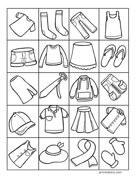 clothes  children coloring page coloring page printables kidadl