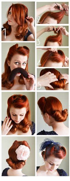 1940s victory rolls retro hairstyles pin up hairstyles vintage