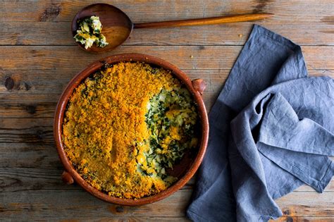 greens gratin recipe