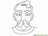 Mustache Bigote Goatee Getdrawings sketch template