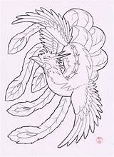 Tattoo Phoenix Japanese Traditional Deviantart Uncolored Nesty Cartoon Drawing Tattoou Tattooimages Biz Login Tweet sketch template