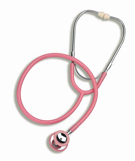 caliber dual head stethoscope pediatric boxed pink