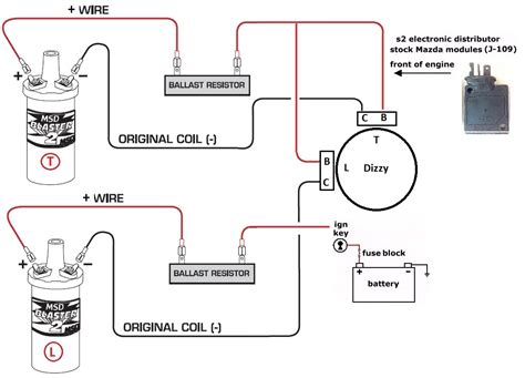 msd blaster  coil wiring diagram needed nopistons mazda rx rx rotary forum