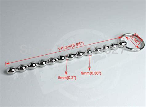 Beads Chain Stainless Steel Urethral Plug Metal Urethral Extension