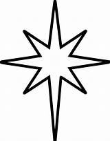 Star Drawing Christmas Outline Clipartmag Coloring sketch template