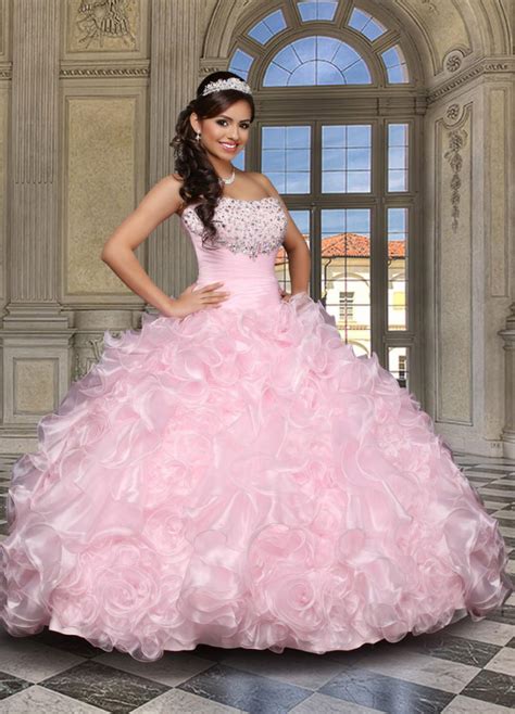 sweetheart princess sweet  dresses pink dress quinceanera years quince dresses ball