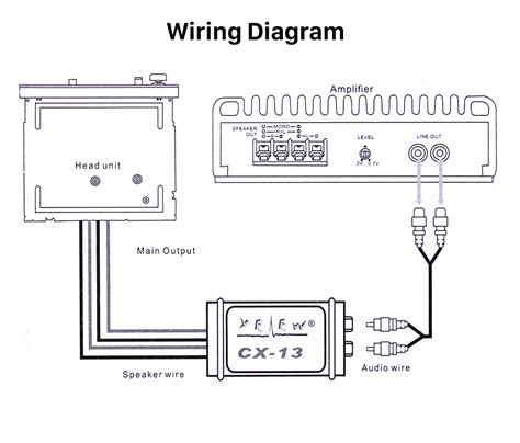 metra adjustable  output converter wiring diagram