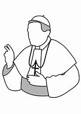 Pope Coloring Printable Edupics Large sketch template