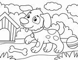 Kleurplaat Hond Kleurplaten Hok Hetkinderhuis Inkleuren Dogs Corgi Coloringpagesonly Kleuren sketch template