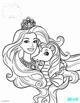 Barbie Mermaid Coloring Pages Getdrawings Printable sketch template
