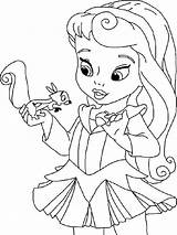 Coloring Princess Pages Little Baby Disney Belle Sleeping Cute Printable Colouring Princesses Print Para Kids Sheets Girls Beauty Color Princesas sketch template