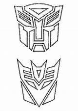 Autobot Decepticon Autobots Optimus sketch template