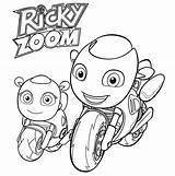 Ricky Coloring Dirt Scooter Xcolorings sketch template