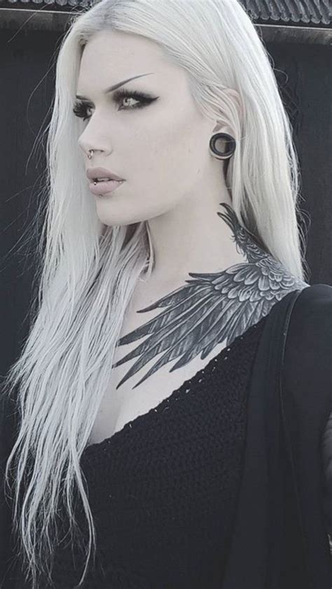 Gothic Girls Goth Beauty Dark Beauty Hot Tattoos Girl Tattoos