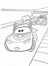 Coloring Cars Pages Mcqueen Popular sketch template