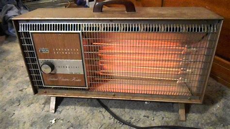 vintage arvin instant heat electricfan forced space heater model