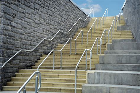 compliant handrail aluminum stainless steel architectural