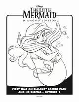 Ariel Little Coloring Mermaid Sweeps4bloggers sketch template