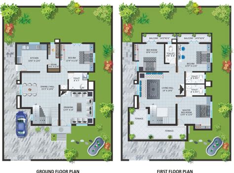 house plan layout malaysia  style
