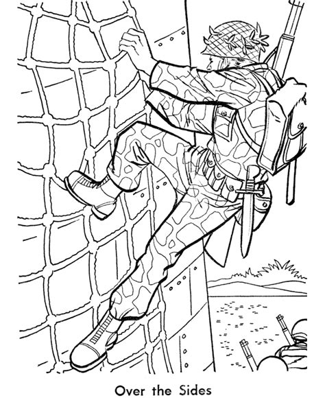 military coloring pages    print