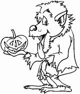 Werewolf Werewolves Loup Goosebumps Werwolf Garou Coloriages sketch template