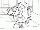 Coloring Toy Story Pages Potato Head Mr Mrs Slinky Dog Print Printable Color Easy Popular Pdf Getdrawings Getcolorings Coloringhome sketch template