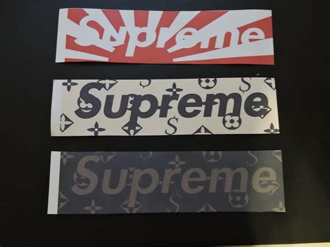 guide    supreme box logo stickers   colorway fashionreps