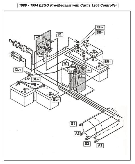 volt ez  st golf cart wiring diagram